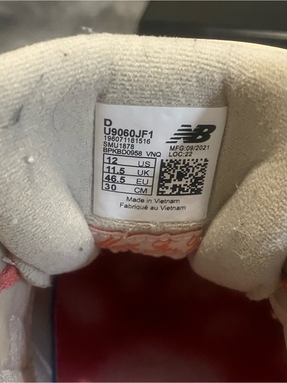 New Balance 9060 Joe Fresh Good’s “Inside Voices” Great Condition!! - Picture 10 of 10
